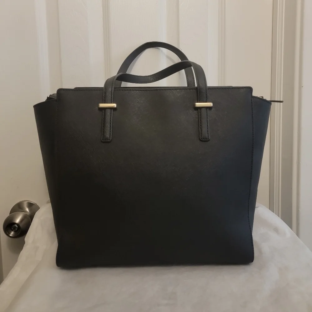 Kate Spade USED new york shoulder bag 2way leather BLK